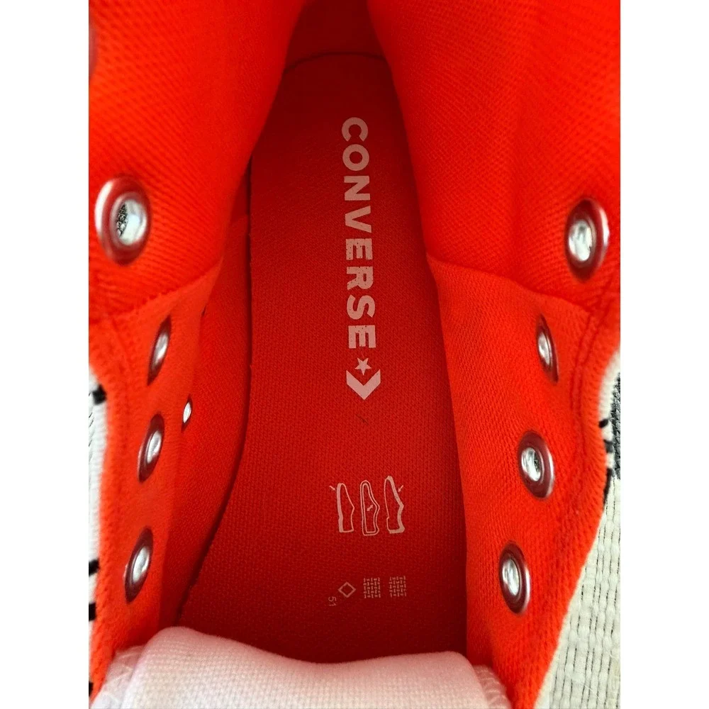 Converse Not a Chuck High Top Sneakers Kids 5 Egret Bright Poppy 266515C